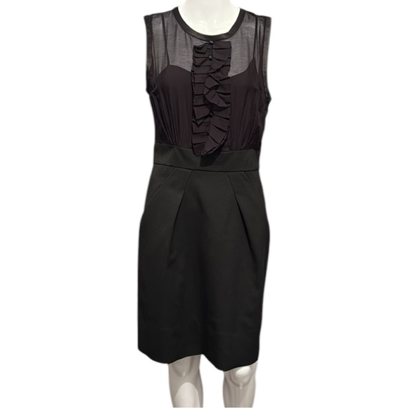 BCBGMaxAzria Black‎ Midi Dress Size 4 - Picture 1 of 11